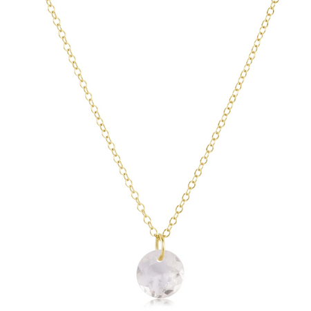 Reflection Charm Necklace - Gold April