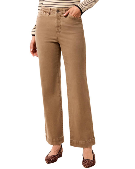 Comfort Stretch Wide Leg Pull-On 5 Pocket Pants