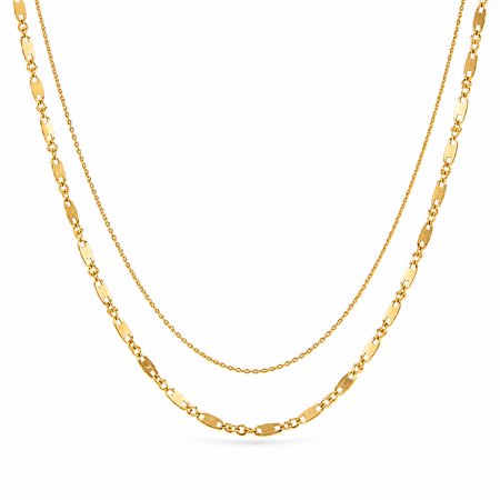 Ellie Vail Dora Double Chain Necklace