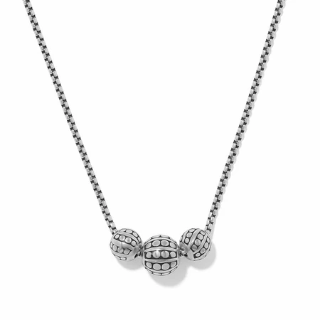 Brighton Pebble Dot Bola Trio Necklace