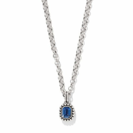 Twinkle Luxe Necklace in Blue