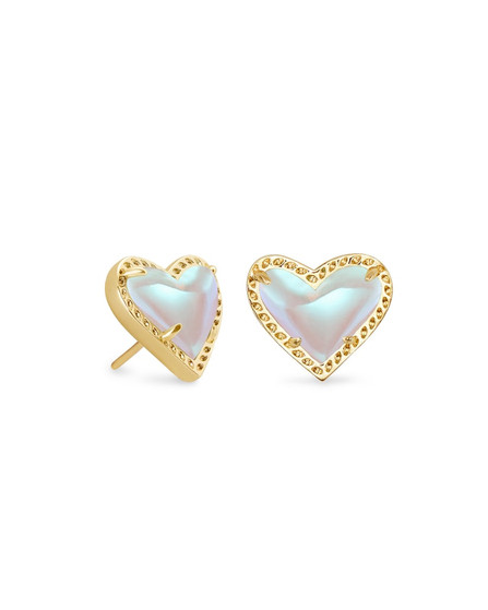 Ari Heart Earring in Gold