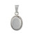 Round Rope Oval Pendant