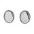 Oval Rope Stud Earrings Oval Rope Stud Earrings