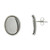 Oval Rope Stud Earrings Oval Rope Stud Earrings
