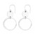Double Hammered Circle Earrings Double Hammered Circle Earrings