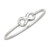 Sterling Silver Infinity Bangle