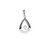 Open Teardrop Spiral Pendant Open Teardrop Spiral Pendant