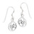 Sterling Silver Moon and Star Earring