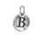 Round Stamped B Pendant