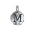Round Stamped M Pendant Round Stamped M Pendant