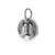 Round Stamped T Pendant