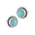 Synthetic Turquoise Stud Earrings Synthetic Turquoise Stud Earrings