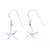 Thin Starfish Dangle Earrings