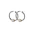 Antiqua Pav Twisted Wire Hoop Earrings