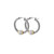 Antiqua Pav Twisted Wire Hoop Earrings