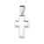 Sterling Silver High Polish Cross Pendant - 26mm