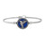 Hummingbird Bangle Bracelet in Dark Blue Hummingbird Bangle Bracelet in Dark Blue
