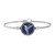 Hummingbird Bangle Bracelet in Dark Blue Hummingbird Bangle Bracelet in Dark Blue