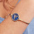Hummingbird Bangle Bracelet in Dark Blue Hummingbird Bangle Bracelet in Dark Blue