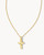 Cross Pendant Necklace in Gold