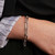 Diamante Link Bracelet - Rhodium Diamante Link Bracelet - Rhodium