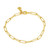 Diamante Link Bracelet  - Gold Diamante Link Bracelet  - Gold
