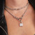 Diamante Large Link Necklace - Rhodium Diamante Large Link Necklace - Rhodium