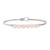 Luca + Danni - Rose Quartz Energy Stone Bangle Bracelet Luca + Danni - Rose Quartz Energy Stone Bangle Bracelet