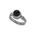 Bali Beaded Small Onyx Dome Ring