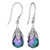 Bali Faceted Mystic Topaz Drop Earrings