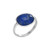 Large Faceted Lapis Stone Ring