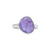 Oval Faceted Amethyst Ring