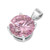 Birthstone Pendant with Pink CZ