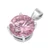Birthstone Pendant with Pink CZ