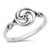 Spiral and Infinity Ring Spiral and Infinity Ring
