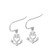 Heart and Anchor Dangle Earrings