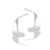 Small Half Hoop Post Earrings