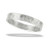 Slim Hammered Sterling Silver Band