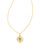 Letter Gold Disc Reversible Pendant Necklace in Iridescent Abalone Letter Gold Disc Reversible Pendant Necklace in Iridescent Abalone
