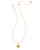 Letter Gold Disc Reversible Pendant Necklace in Iridescent Abalone Letter Gold Disc Reversible Pendant Necklace in Iridescent Abalone