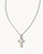 Cross Pendant Necklace in Rhodium Cross Pendant Necklace in Rhodium