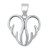Angel Wings Heart Pendant