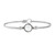 Initial T Bangle Bracelet