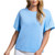 Soft Frilled-Sleeve Tee with Drop Shoulder Soft Frilled-Sleeve Tee with Drop Shoulder