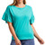 Soft Frilled-Sleeve Tee with Drop Shoulder Soft Frilled-Sleeve Tee with Drop Shoulder