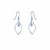 Hammered Marquise Cutout Earrings Hammered Marquise Cutout Earrings