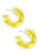 Ellie Hoop Earring - Gold Clear Ellie Hoop Earring - Gold Clear