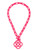 Grace Link Collar Necklace - Neon Pink