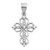 Ornate Cross Pendant With CZs